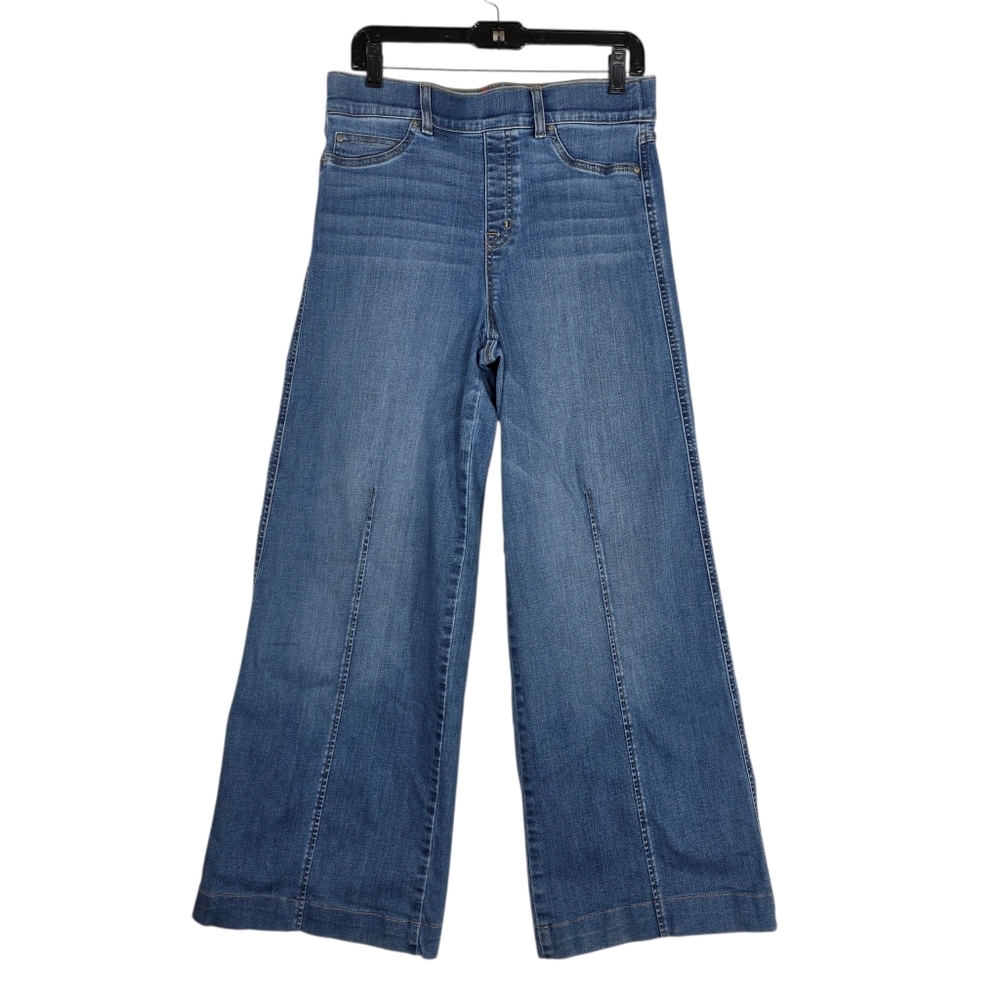 SPANX Seamed Front Wide Leg Jean in Vintage Indigo - Picture 3 of 13